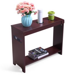 Chairside End Table - Coffee Brown