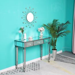 FCH Three Drawers Mirror Table Dressing Table Console Table
