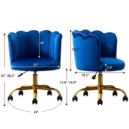 Living Room Chair Accent Chair with Wheel, Yellow
