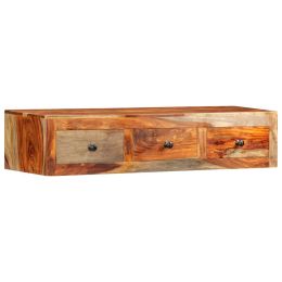 Wall Console Table 39.3"x9.8"x7.8" Solid Sheesham Wood